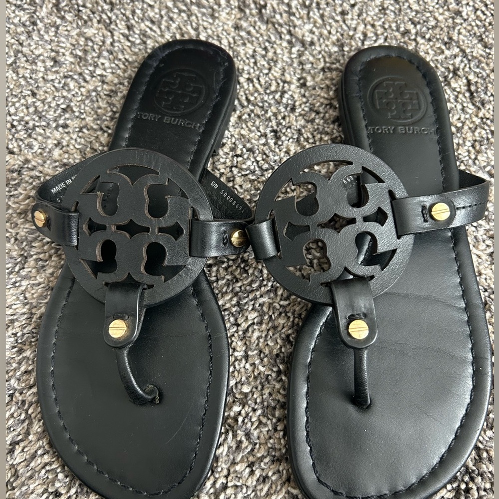 Tory burch black sandal